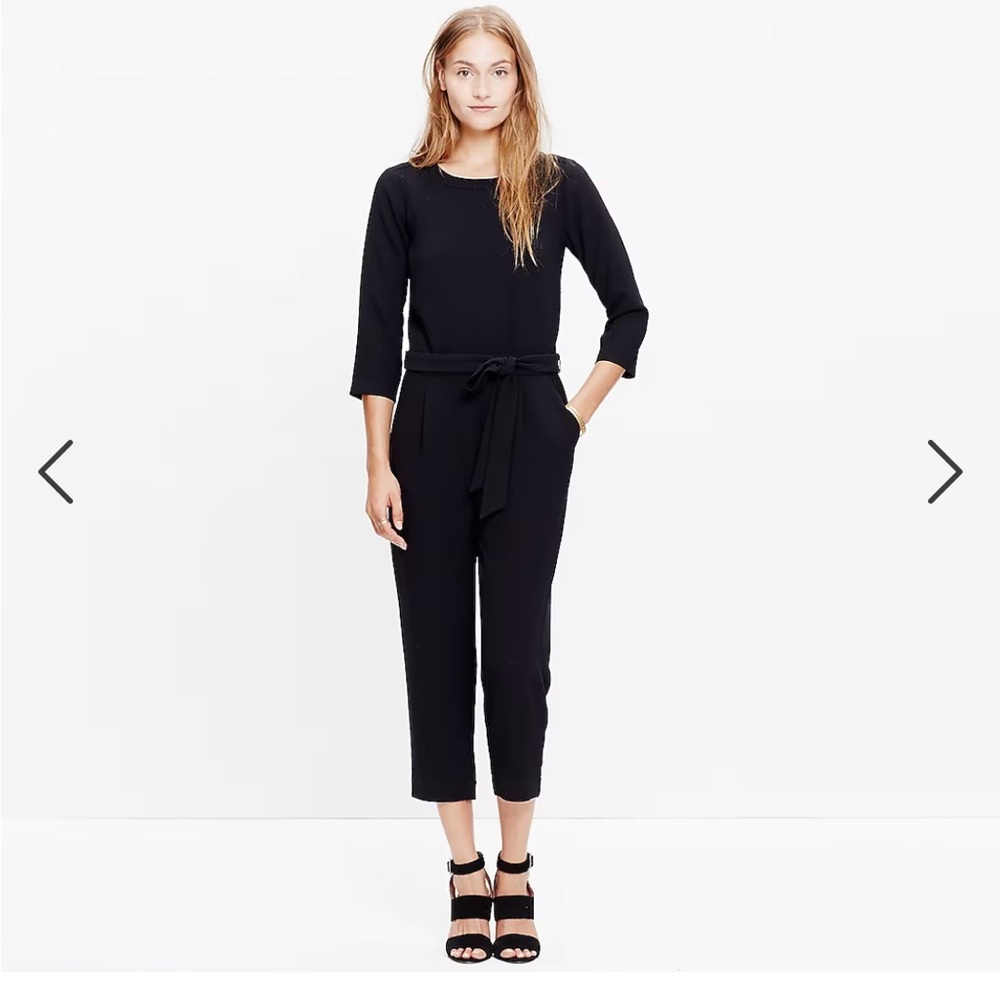 Madewell Sloan jumpsuit black size 8